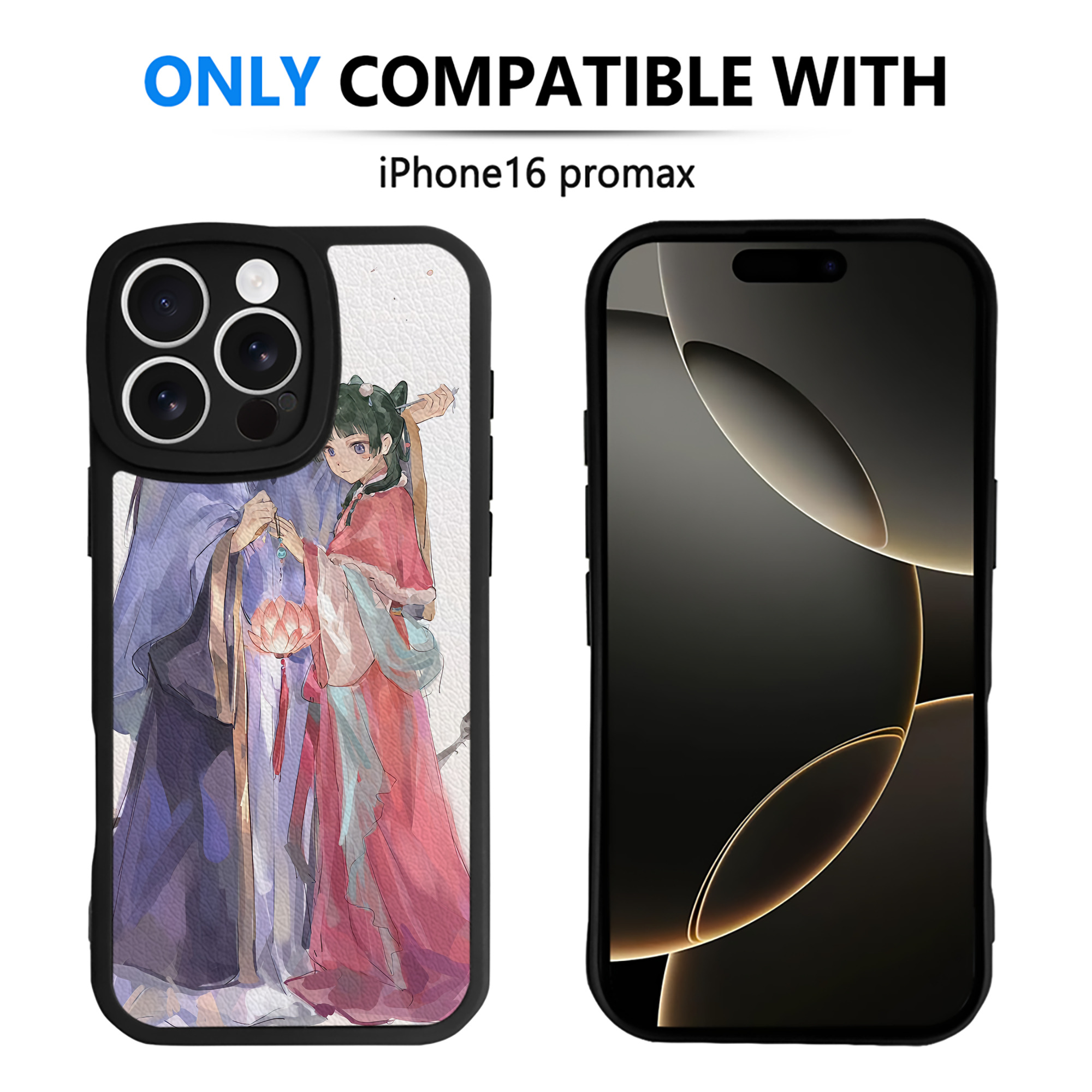 薬屋のひとりごと The Apothecary Diaries 【iPhone 16シリーズ対応】シリコンスマホケース（レザー調） 材質：シリコン